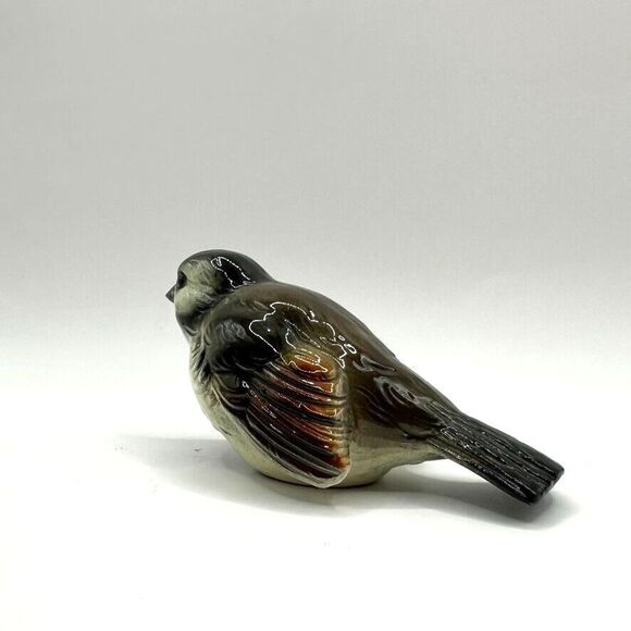 Vintage Goebal West Germany Sparrow Bird Figuine CV75 Porcelain Brown - Picture 5 of 16